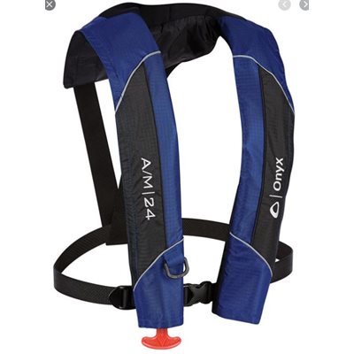 A / M-24 AUTO / MANUAL INFLATABLE LIFE JACKET - ADULT