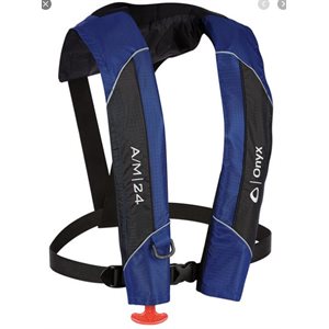 A / M-24 AUTO / MANUAL INFLATABLE LIFE JACKET / ADULT