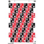 EZAIM FUN PAPER 23 X 35 HOUSE OF CARDS GAME TARGET 3 PER PAC