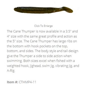 "4.25"" CANE THUMPER / SUNFISH LAM (7 PACK)"