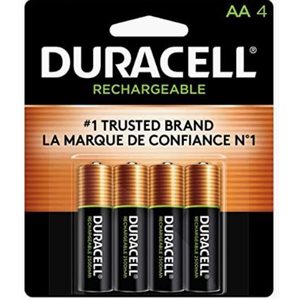 DURACELL RECHARGEABLE AA-4
