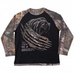 BE A GRIZZLY BLACK / REALTREE CAMO