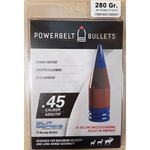 PowerBeltä ELR Bullets – 15 pk .45 Cal. 280 gr. Aer