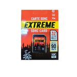 Carte mémoire SDHC UHS-I Extreme 32 Go - 90 Mo / s, C10, U3, V