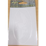 Duck Commander Oval Decal, White