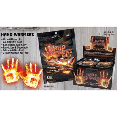 Hand Warmers, 2 pack, 40 Ct. Display