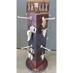 "Skullz" spinning display, free w / purch. Of 24 "Skullz"