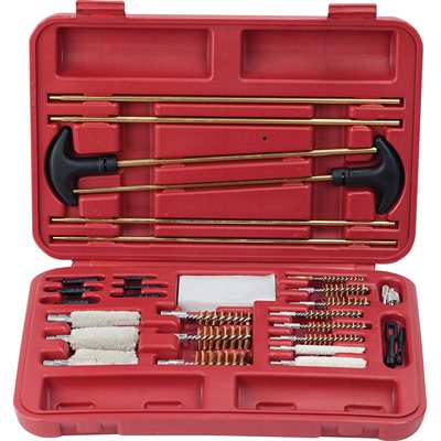 UNIVERSAL 32 PC BLOW MOLDED GUN CLEANING KIT