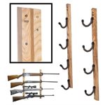 Hardwood Horizontal Firearm / Fishing Rod Rack