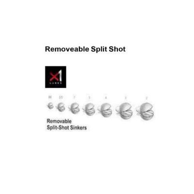 X-1 3 / 0 Removeable split shot