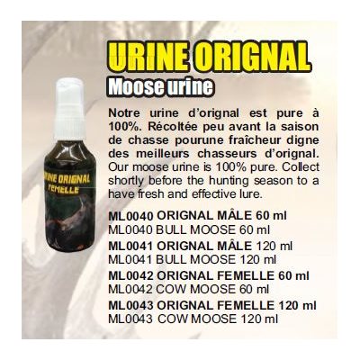COW MOOSE URINE 60 ML