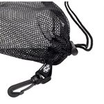 Mesh Drawstring Bag With Carabiner Clip - package of 10