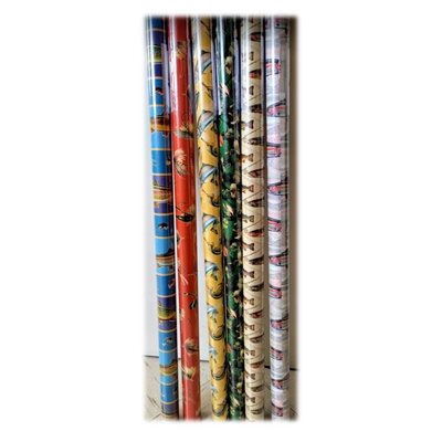 36PC FLY FISHING WRAPPING PAPER DISPLAY