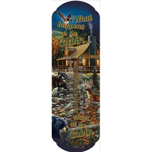 Tin Thermometer - Stays at the Cabin