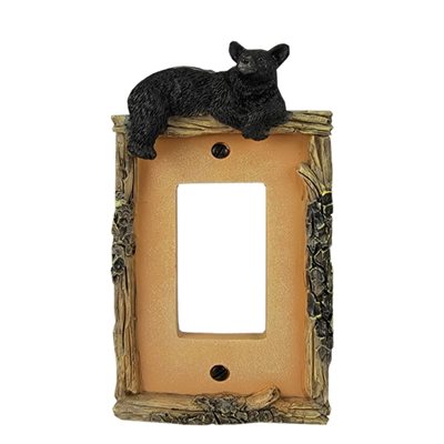 Electrical Cover Plate Decorator Style Single - Bear