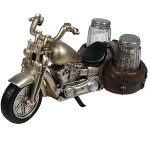 Salt and Pepper Shakers - Motorcycle