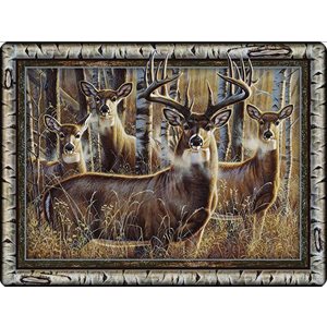 Cutting Board 12in x 16in - Multi Deer