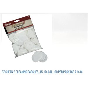 EZ Clean™ 2 Cleaning Patches .45-.54 Cal, 100 / bag 2.5" dia. / 