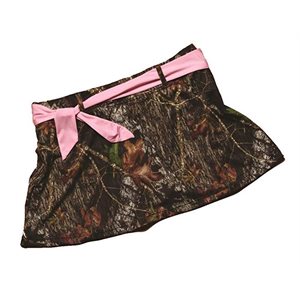 Pink-Belted Swim Skirt