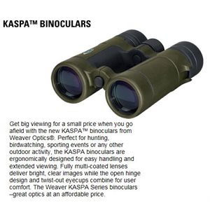 KASPA COMPACT BINOCULARS- 8X34