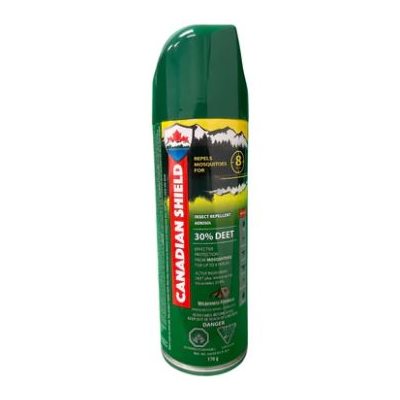 Canadian Shield Insect Repellent-170G 30% DEET Aerosol