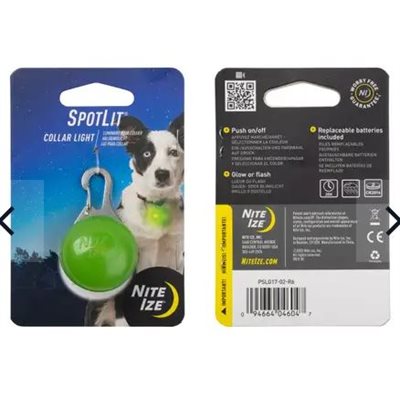 SpotLit® Collar Light - Lime Plastic