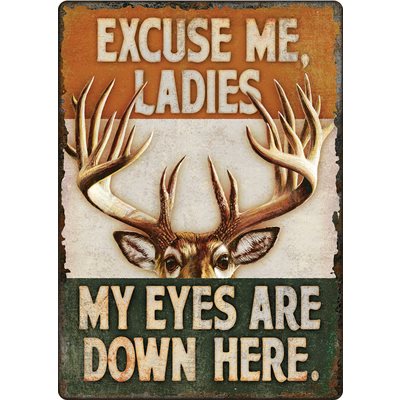 Tin Sign 12in x 17in - Eyes Down