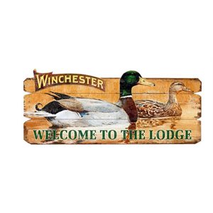 Wood Sign 34in x 14in - Winchester Duck